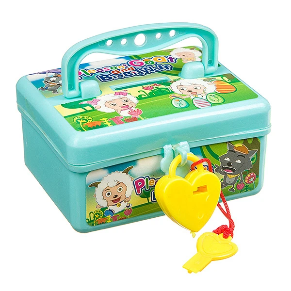 Игрушка  пласт. PAC 9см. Сундук - копилка арт.9626.