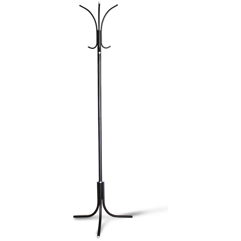 Вешалка напольная Sheffilton SHT-CR330 Р, 1785*670мм, металл черный, 3 крючка,