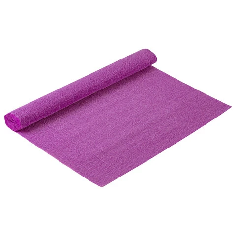 Бумага гофрированная (ИТАЛИЯ) 180 г/м2, орхидея (590), 50х250 см, BRAUBERG