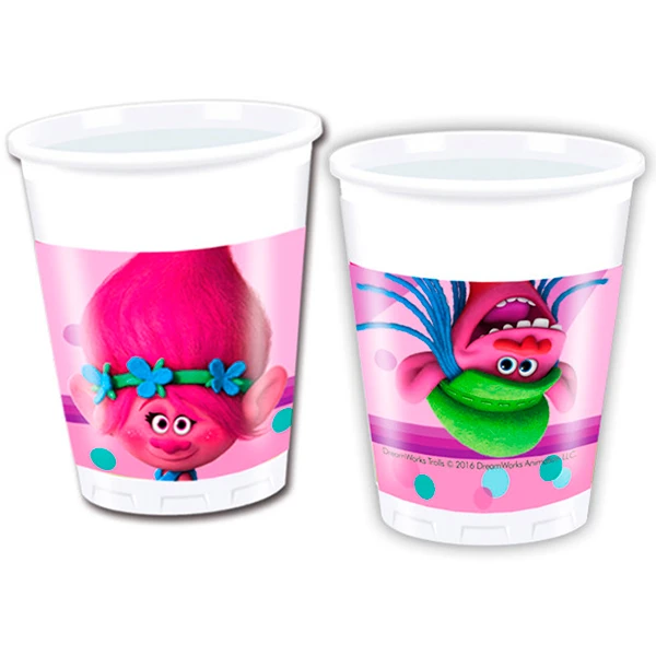 Стаканы Тролли 200 мл 8 шт Стаканы Тролли 200 мл 8 шт