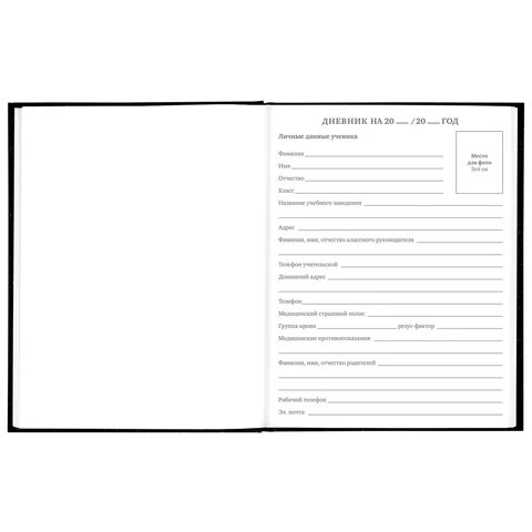 Дневник 5-11 класс 48 л., твердый, BRAUBERG, фольга, с подсказом,
