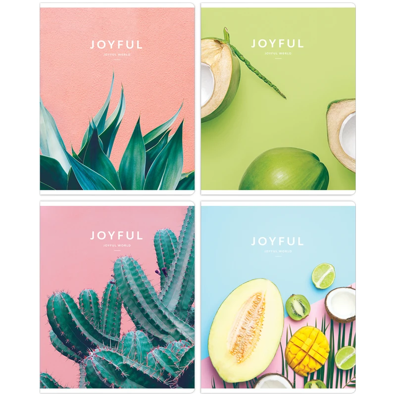 Тетрадь 48л., А5, клетка Greenwich Line "Joyful world", глянцевая Тетрадь 48л., А5, клетка Greenwich Line "Joyful world", глянцевая