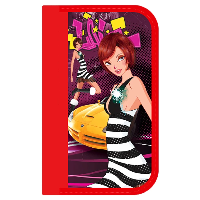 Пенал 3отдел. 190*105мм Модница