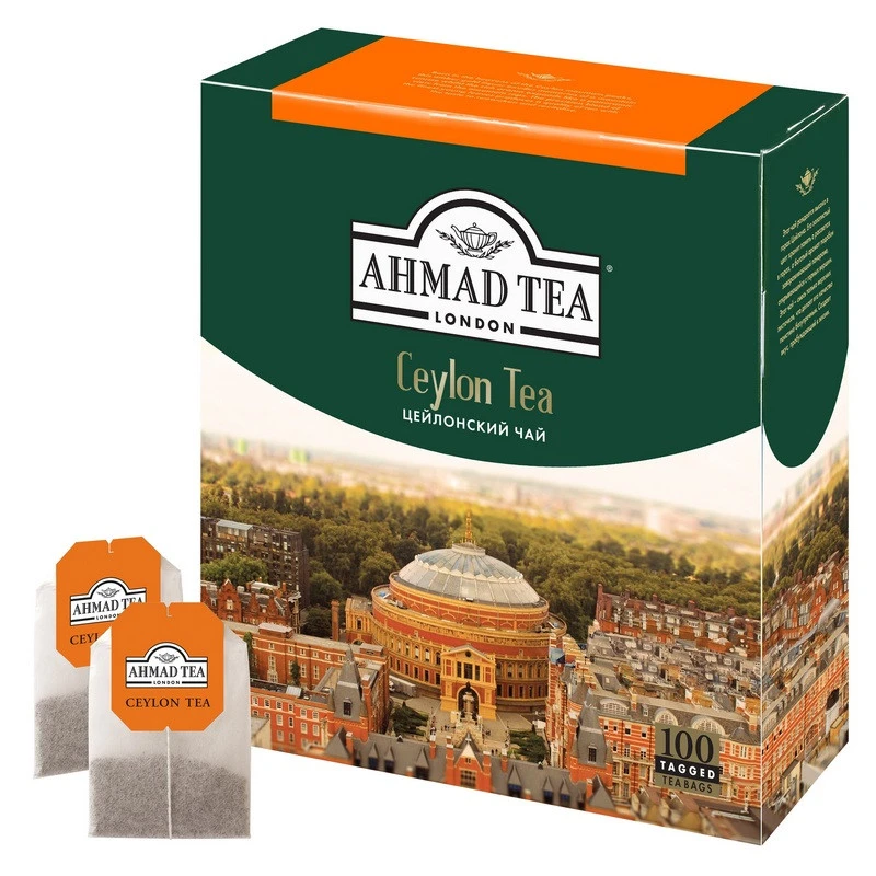 Чай Ahmad Tea Цейлонский черный 100пак*2г