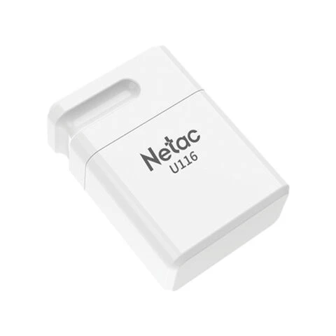 Флеш-диск 32 GB NETAC U116, USB 2.0, белый, NT03U116N-032G-20WH