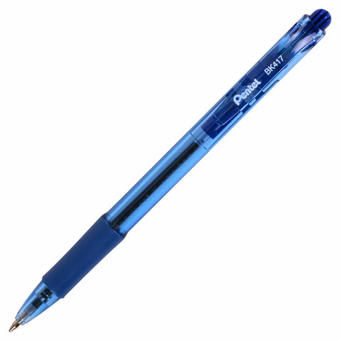 Ручка шариковая масляная автоматическая с грипом PENTEL (Япония) "Fine