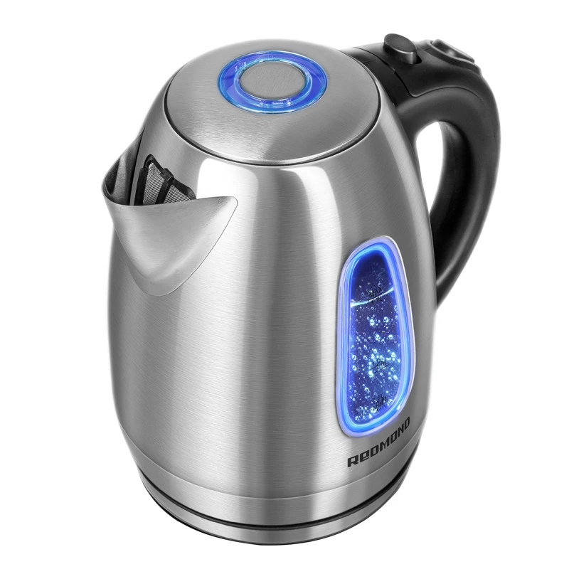 Чайник электрический Redmond RK-M183, 1,7л, 2200Вт, с подсветкой, нержавеющая Чайник электрический Redmond RK-M183, 1,7л, 2200Вт, с подсветкой, нержавеющая