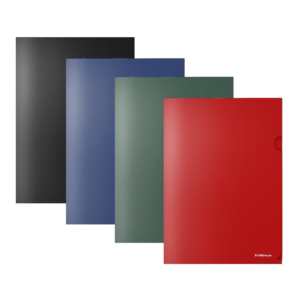 Папка-уголок пластиковая Erich Krause Diagonal Classic, A4, непрозрачная,