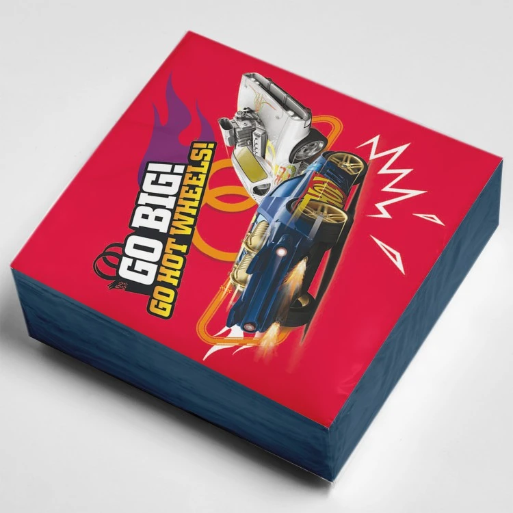 Hot Wheels. Салфетки бумажные трехслойные 33*33 см, 20 штук