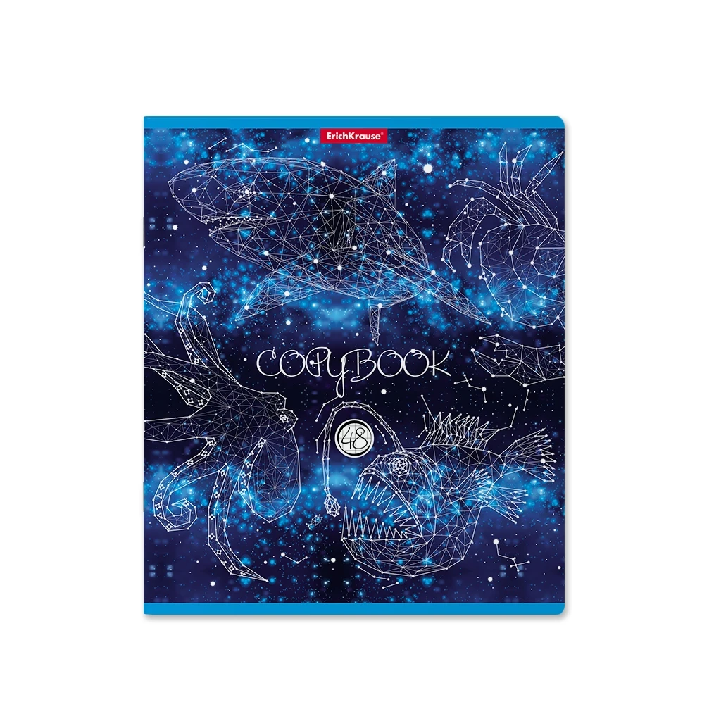 Тетрадь общая ученическая Erich Krause Magic Sea World, 48 листов, клетка