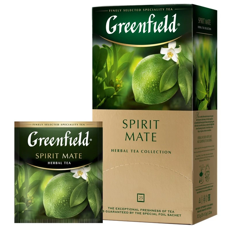 Чай Greenfield Spirit Mate травян, 25пак