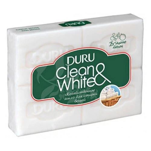 Мыло Duru Clean&White (4 шт), 125 г.