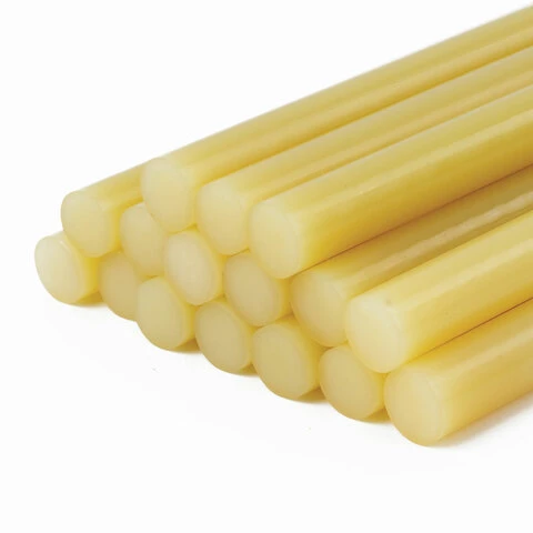 Клеевые стержни, диаметр 11 мм, длина 300 мм, желтые, комплект 16 штук (0,5 кг),