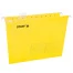 Подвесные папки A4/Foolscap (404х240мм) до 80л, КОМПЛЕКТ 10шт., желтые, картон,