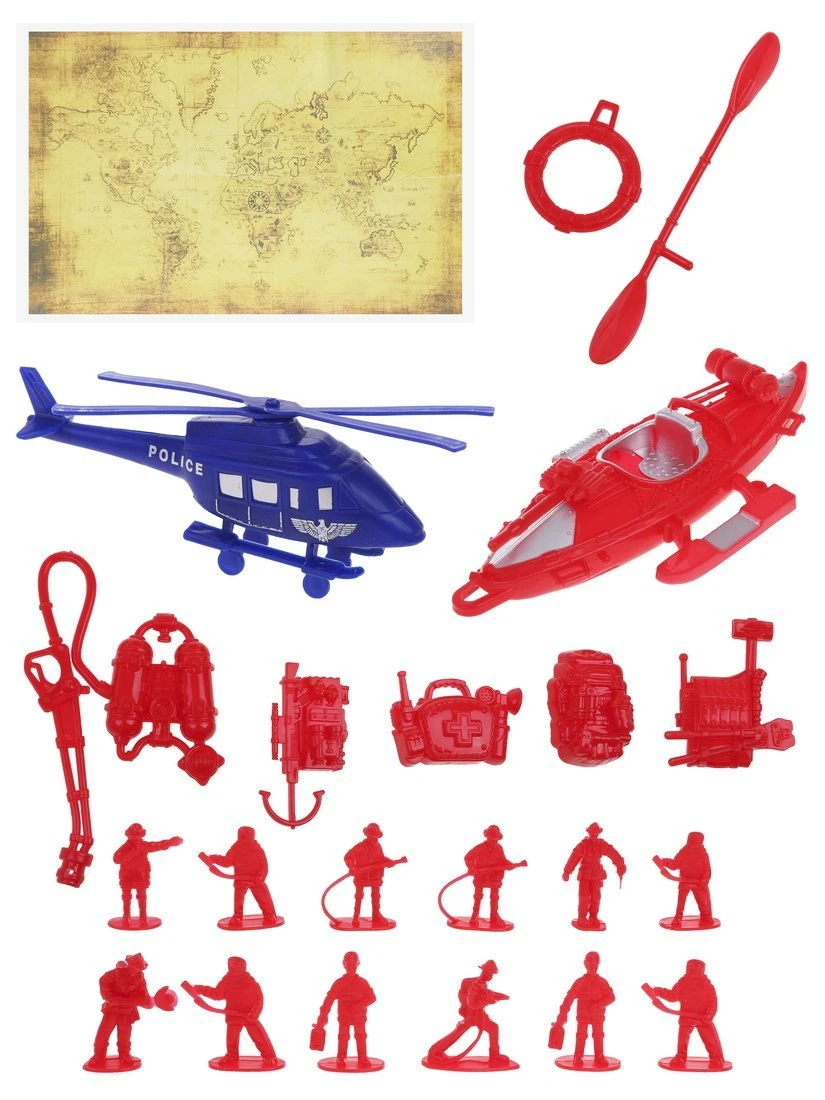 Игровой набор Пожарная охрана, 20 предметов, в ассортименте