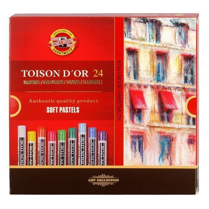 Пастель худ. сухая мягкая Koh-I-Noor TOISON D`OR SOFT 8514 48 цв. ассорти