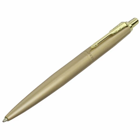 Ручка шариковая PARKER "Jotter XL Monochrome Gold GT", корпус золотой,