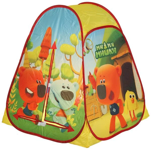 Палатка детская игровая Ми-ми-мишки 81х90х81см, в сумке Играем вместе