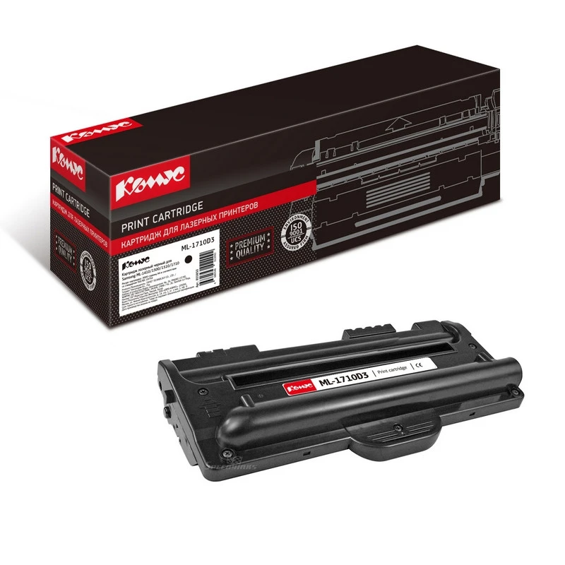 Картридж лазерный Комус ML-1710D3 чер. для Samsung