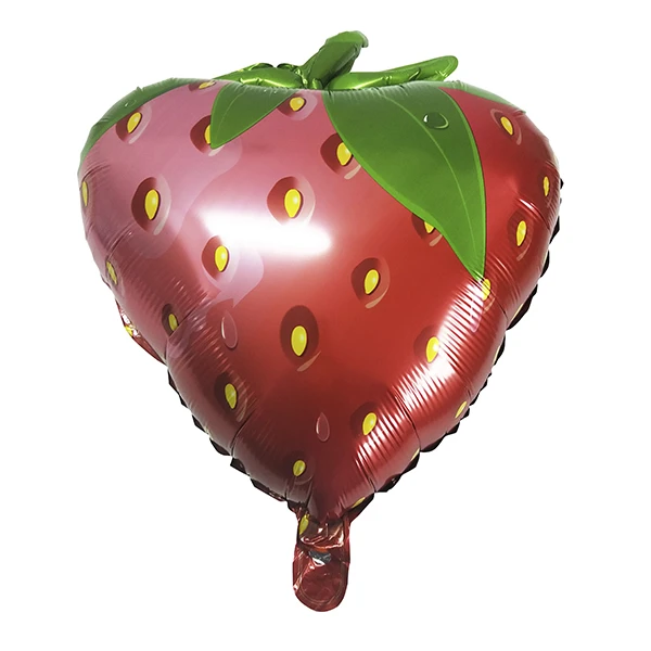 Фигура Клубника 48 см Х 63 см шар фольгированный Фигура Клубника 48 см Х 63 см шар фольгированный