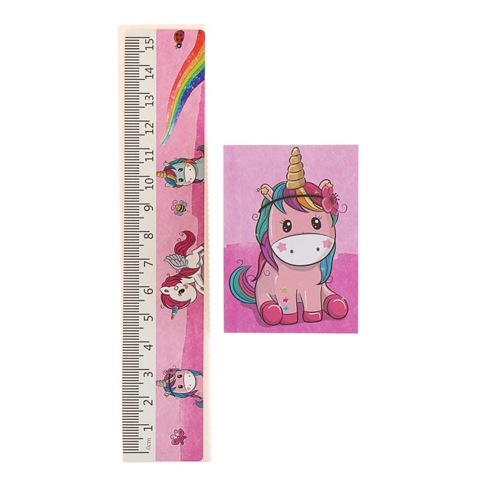 Набор настольный детский "Единорог" (подставка+2