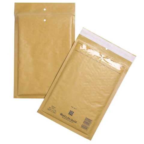 Конверт-пакеты с прослойкой из пузырчатой пленки (200х275 мм), крафт-бумага,