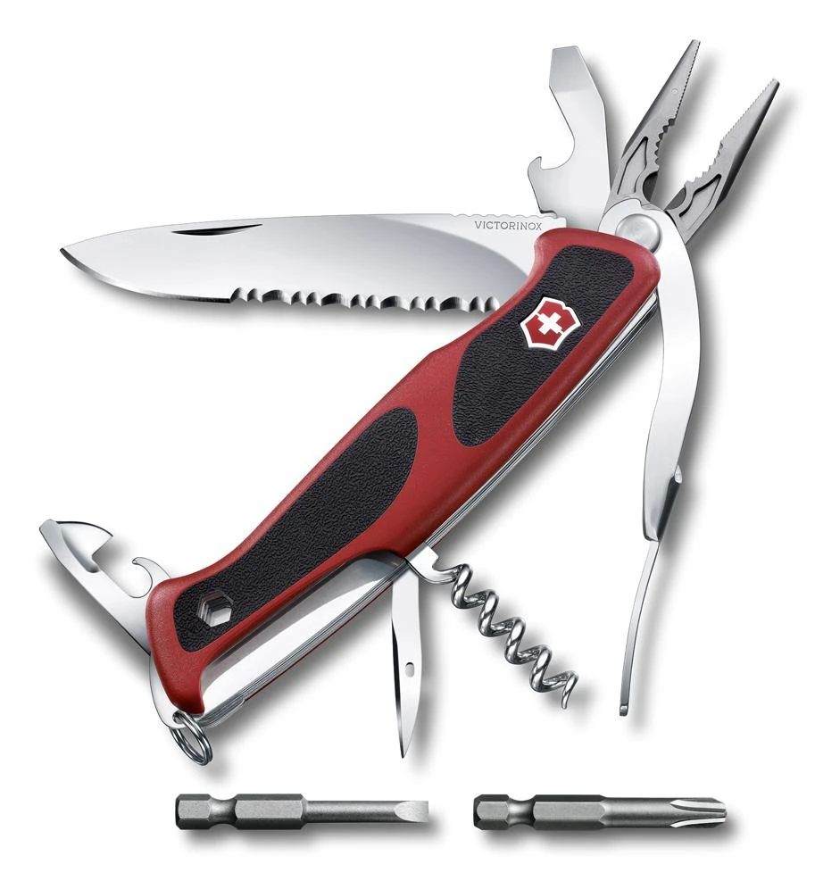 Нож Victorinox RangerGrip 174 Handyman, 130 мм, 17 функ, красный