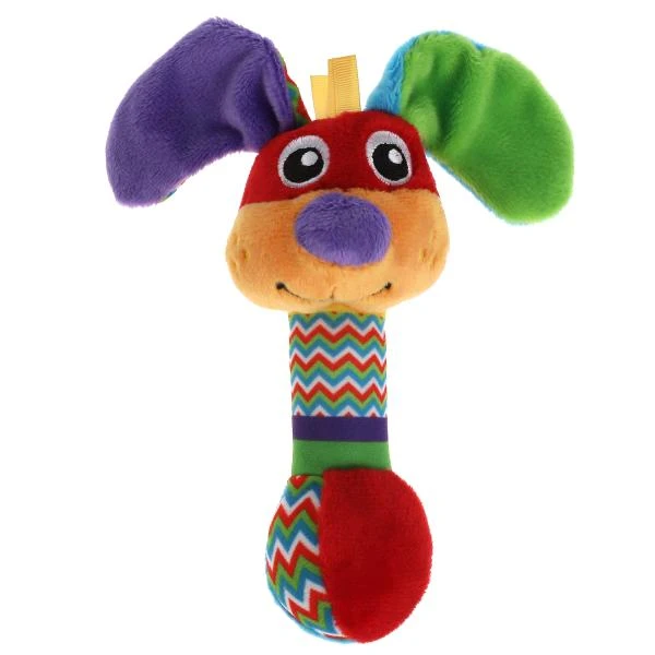 Текстильная игрушка погремушка собака с мячиком функционал Умка
