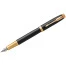 Ручка перьевая Parker "IM Premium Black/Gold GT" синяя, 0,8мм,