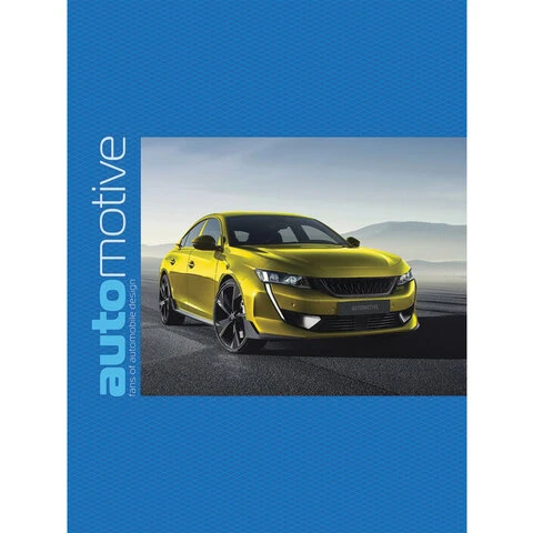 Тетрадь А5, 48 л., HATBER-ECO, скоба, офсет №2 ЭКОНОМ, клетка, обложка картон,