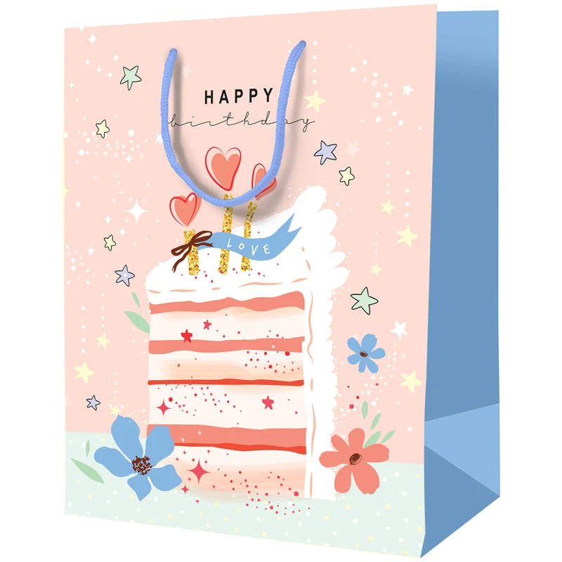 Пакет подарочный 18*23*10см ArtSpace "Happy birthday", ламинированный Пакет подарочный 18*23*10см ArtSpace "Happy birthday", ламинированный