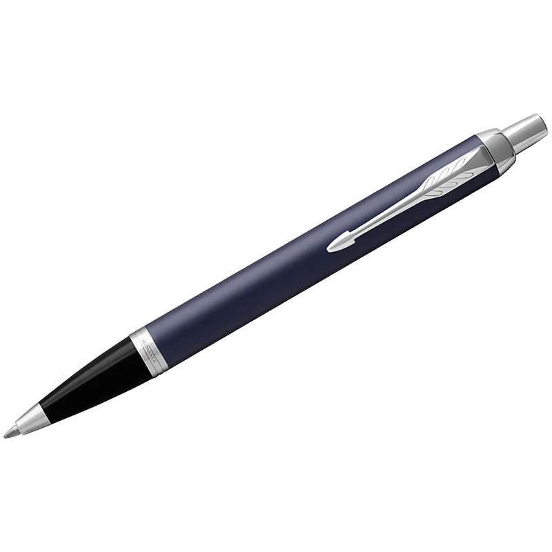 Ручка шариковая Parker "IM Matte Blue CT" синяя, 1,0мм, кнопочн.,