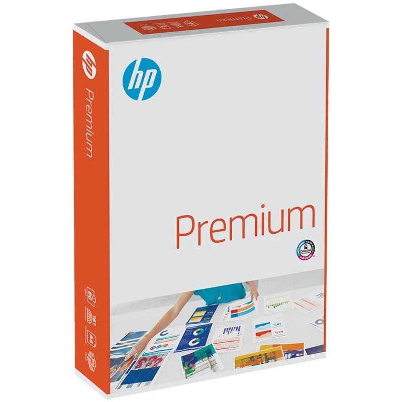 Бумага HP "Premium" А4, 80г/м2, 500л., 161%.
