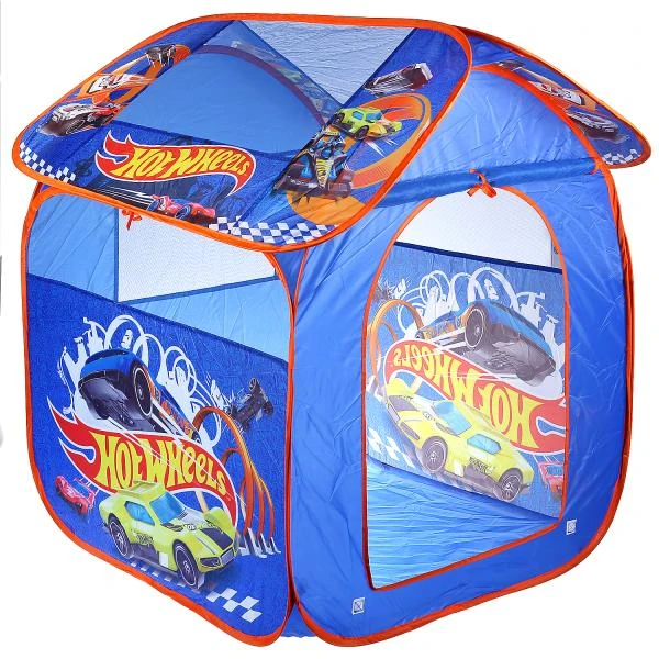Палатка детская игровая ХОТ ВИЛС 83х80х105см, в сумке Играем вместе
