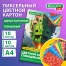 Картон цветной А4 МЕЛОВАННЫЙ, 10 листов, 10 цветов, в папке, BRAUBERG KIDS,