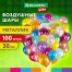 Шары воздушные 30 см, 100 штук, "МЕТАЛЛИК", ассорти, BRAUBERG KIDS,