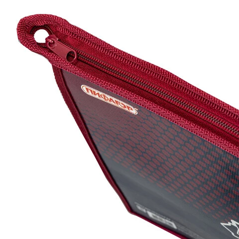 Папка для тетрадей ПИФАГОР А4, 1 отделение, картон/пластик, на молнии,