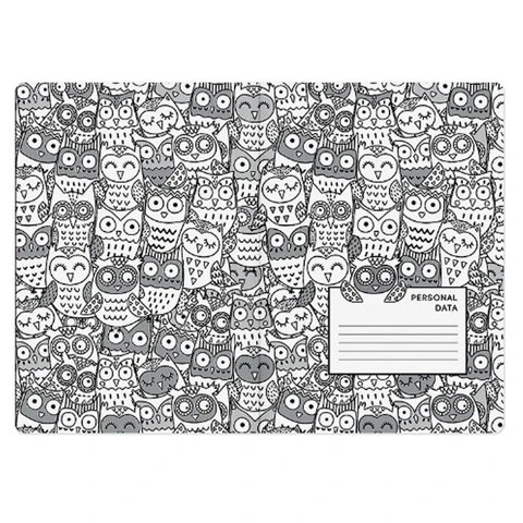 Тетрадь ЕВРО А5 40 л. BRUNO VISCONTI сшивка, клетка, Soft Touch, бежевая бумага