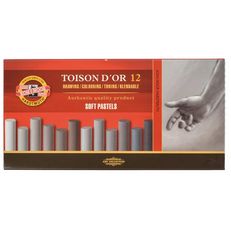 Пастель художественная Koh-I-Noor "Toison D'or Soft 8592 Grey line",