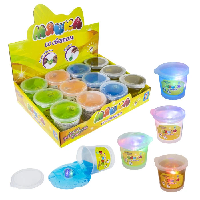 1TOY "Мелкие пакости" Мяшка со светом, 12 шт. Т13814