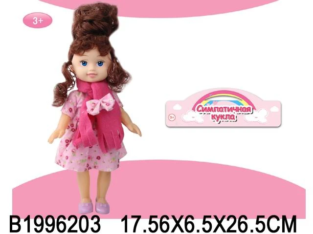 Кукла (26,5см) "Симпатичная кукла. В шарфике" (звук, бат. 2*AG13 в