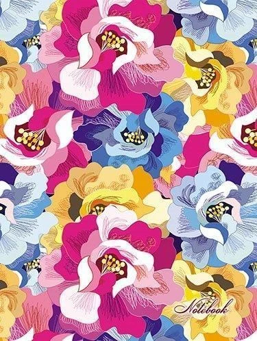 Книжка записная А6 80 л. лин. ЯРКИЕ ЦВЕТЫ 7БЦ тв.обл. полн.печать мат. лам. Книжка записная А6 80 л. лин. ЯРКИЕ ЦВЕТЫ 7БЦ тв.обл. полн.печать мат. лам.