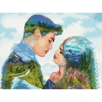 Кристальная (алмазная) мозаика "ФРЕЯ" ALVK-44 "Слияние с