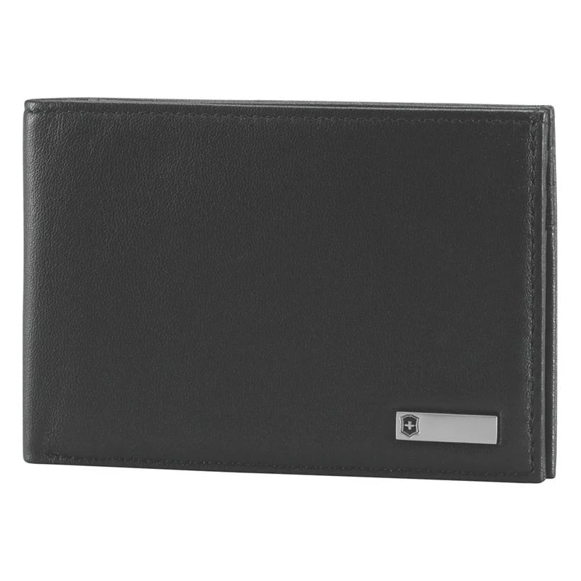 Портмоне Victorinox Altius 3.0 Moritz, чёрное, натуральная кожа наппа, 11x1x8 см