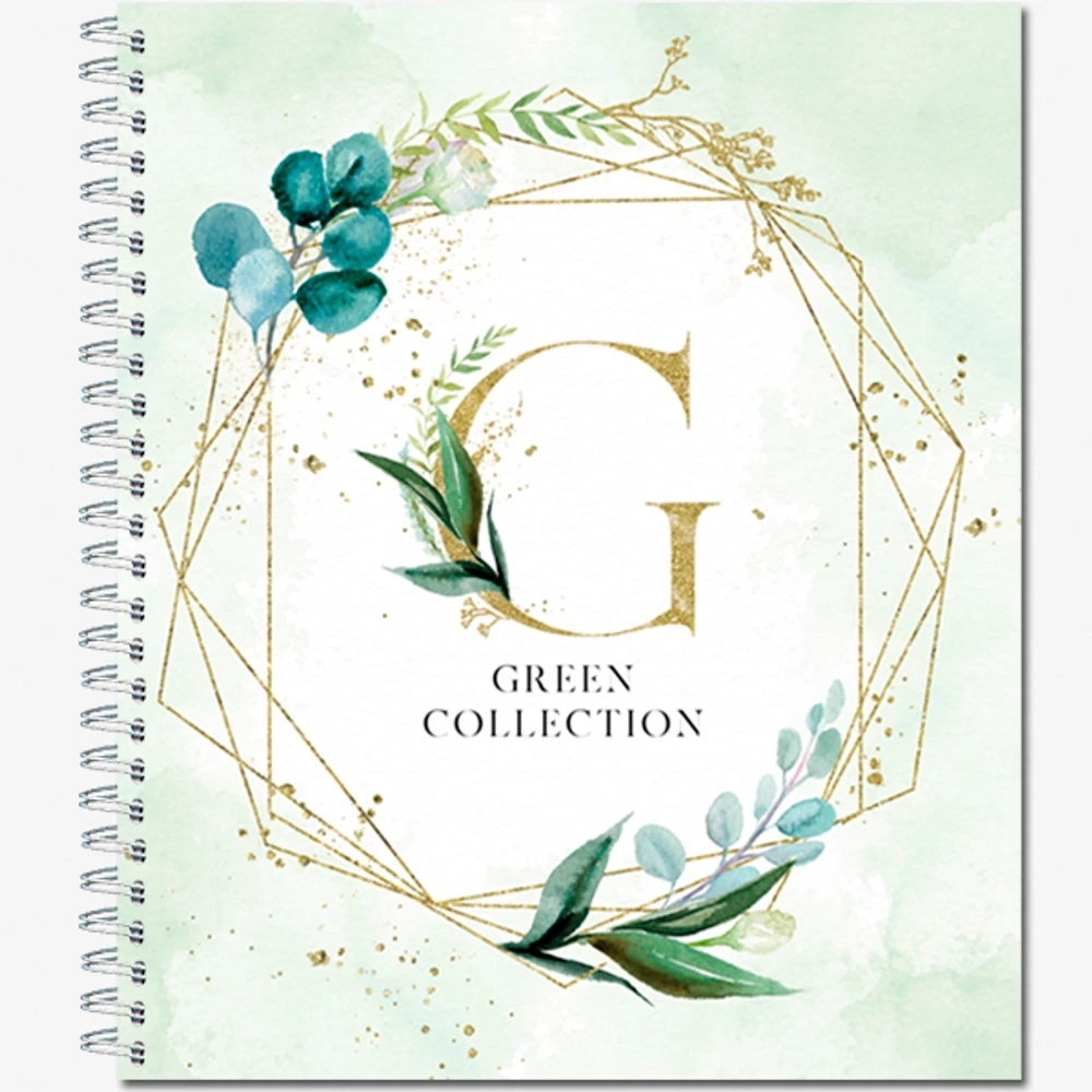 Тетрадь общая 96 листов "Green Collection", обложка - мелов.картон +