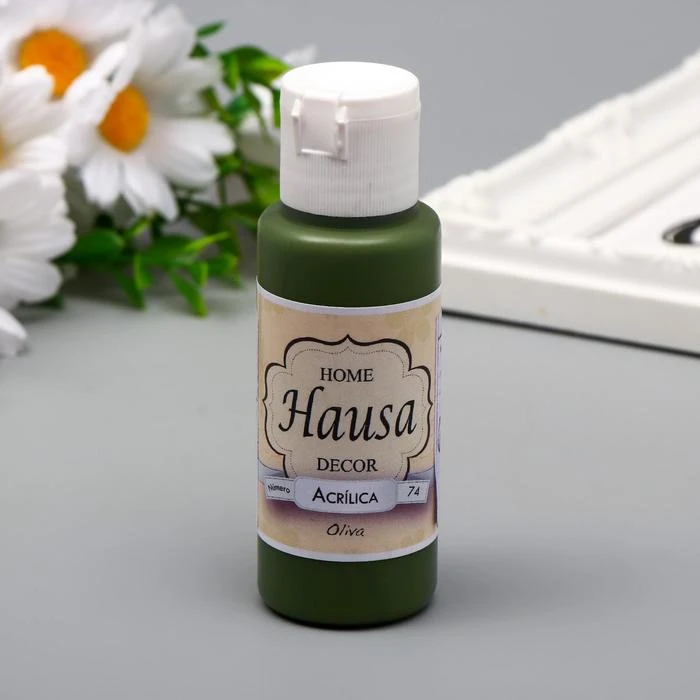 Акриловая краска HAUSA оливковый, 60 мл