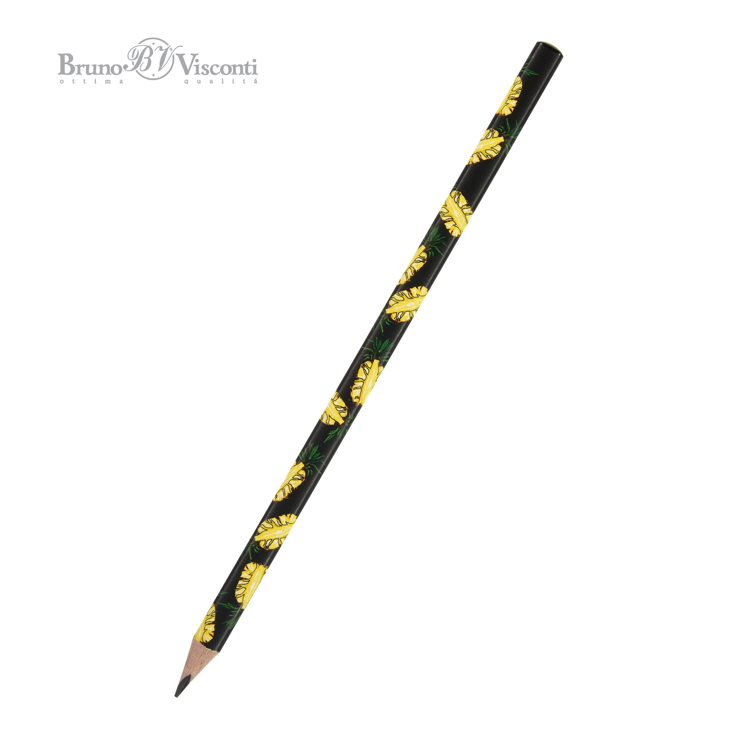 КАРАНДАШ ЧЕРНОГРАФИТОВЫЙ "HappyGraphix. Fresh & fruity. Ананас" НВ КАРАНДАШ ЧЕРНОГРАФИТОВЫЙ "HappyGraphix. Fresh & fruity. Ананас" НВ