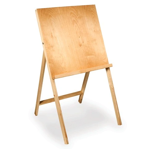 Мольберт напольный "Хлопушка", размер планшета 60x60 см, в собранном Мольберт напольный "Хлопушка", размер планшета 60x60 см, в собранном