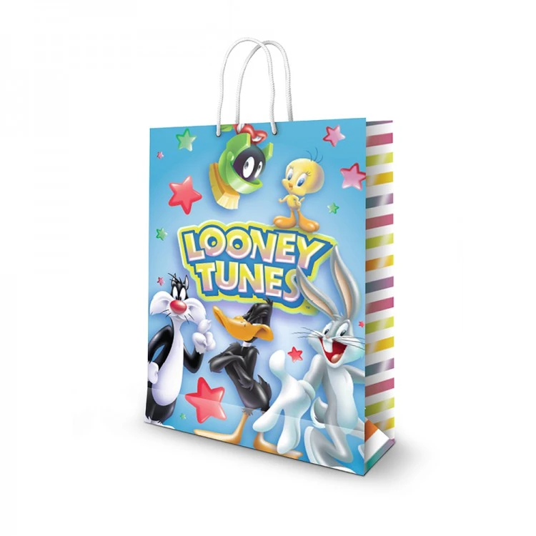 Пакет подарочный большой Looney Tunes-2, 250*350*100 мм.