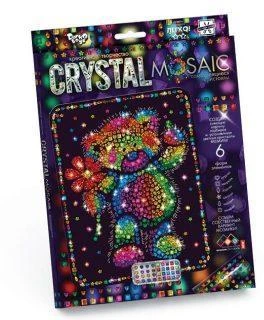 Набор креативного тв-ва Crystal Mosaic Мишка CRM-01-05 штр.  4820186075434